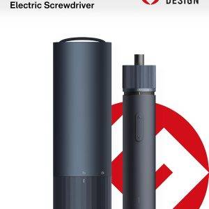 HOTO Elektroschrauber Wiederaufladbar, 3.6V Akkuschrauber Set USB-C, 3 Drehmomenteinstellungen, 1500mAh Akku, LED-Licht & 12 S2 Metallbits für Möbel/Elektrische Reparaturen