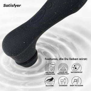 Satisfyer Pro 2 Generation 3 Vibrator | Liquid-Air-Technologie | Leise Starke Klitoris-Stimulation | Druckwellenvibrator mit Vibrationen | Sex-Spielzeug Geschenk für Frauen | Erotischer Dildo Frau