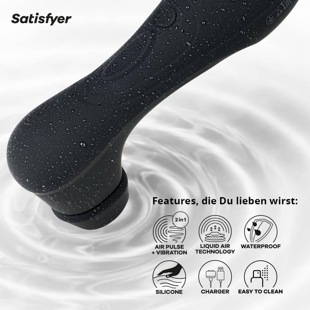 Satisfyer Pro 2 Generation 3 Vibrator | Liquid-Air-Technologie | Leise Starke Klitoris-Stimulation | Druckwellenvibrator mit Vibrationen | Sex-Spielzeug Geschenk für Frauen | Erotischer Dildo Frau – Bild 5