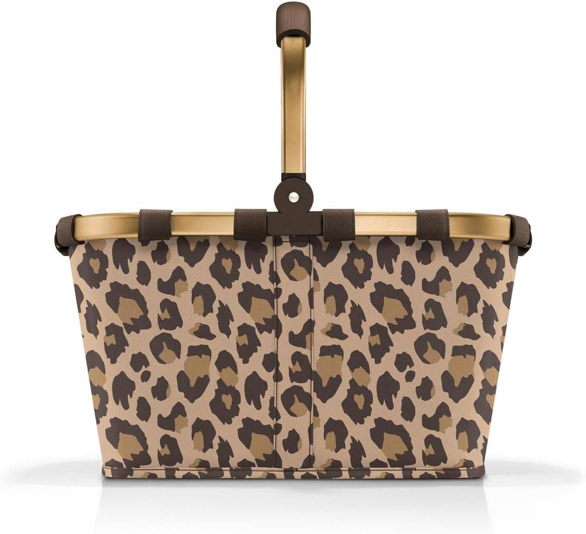 reisenthel carrybag frame leo macchiato – Stabiler Einkaufskorb mit viel Stauraum und praktischer Innentasche – Elegantes und wasserabweisendes Design – Bild 2