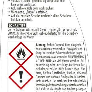 SONAX ScheibenEnteiser Sweet Home (2x1 Liter) taut sekundenschnell zugefrorene Scheiben auf, schützt vor Wiedervereisung und sorgt für klare Sicht