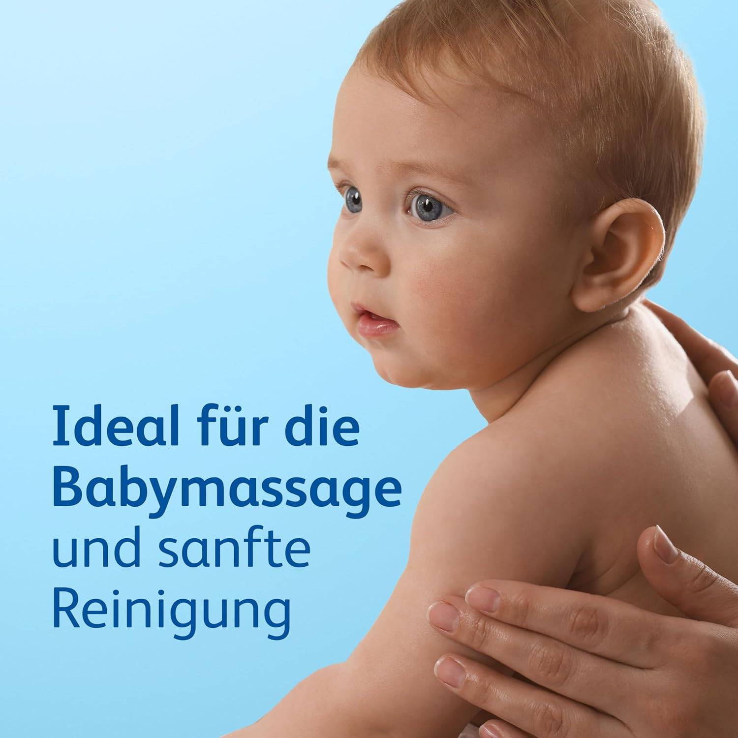 Penaten Pflegeöl 500ml, sanftes Baby Massageöl und Babyöl zur Pflege, Reinigung und Massage, ohne Parabene und Farbstoffe, für Neugeborene – Bild 2