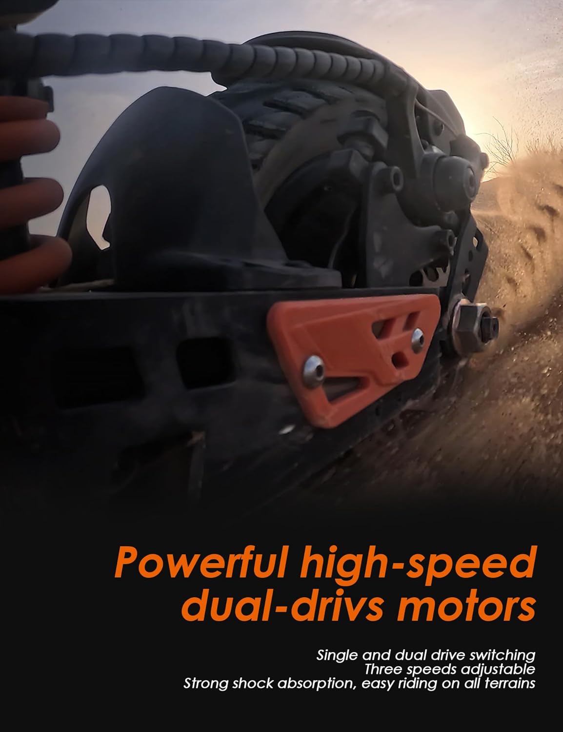 KUKIRIN G2 Master Elektroroller für Erwachsene, 52 V, 20,8 Ah Batterie für 70 km Reichweite & 20 km/h, 500W Motor & Hydraulische Federung, 10 Zoll All-Terrain-Reifen Elektroroller – Bild 2