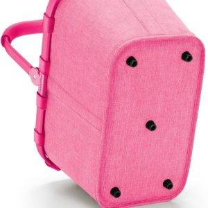reisenthel carrybag frame twist pink – Stabiler Einkaufskorb mit viel Stauraum und praktischer Innentasche – Elegantes und wasserabweisendes Design
