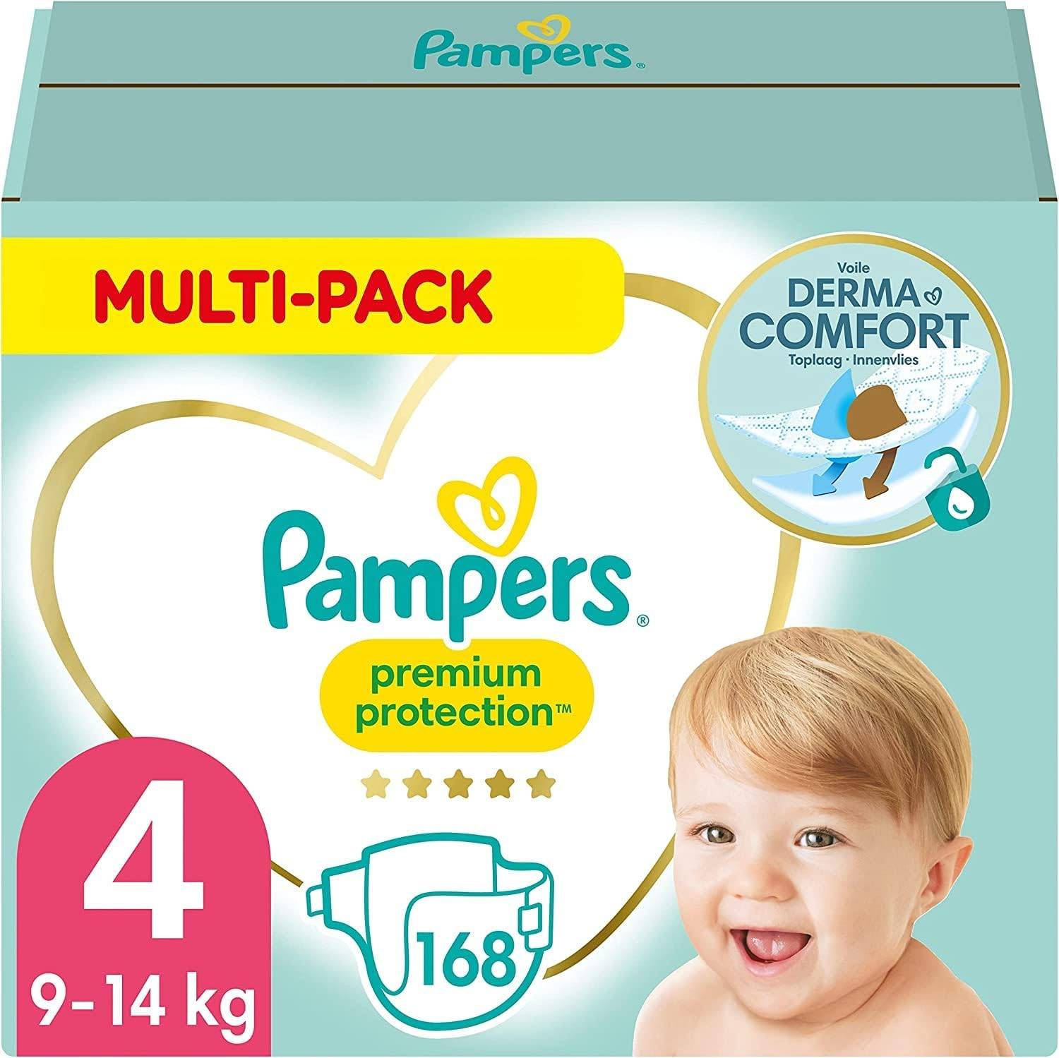 Pampers Premium Protection Gr.4 Maxi 8-16kg MonatsBox