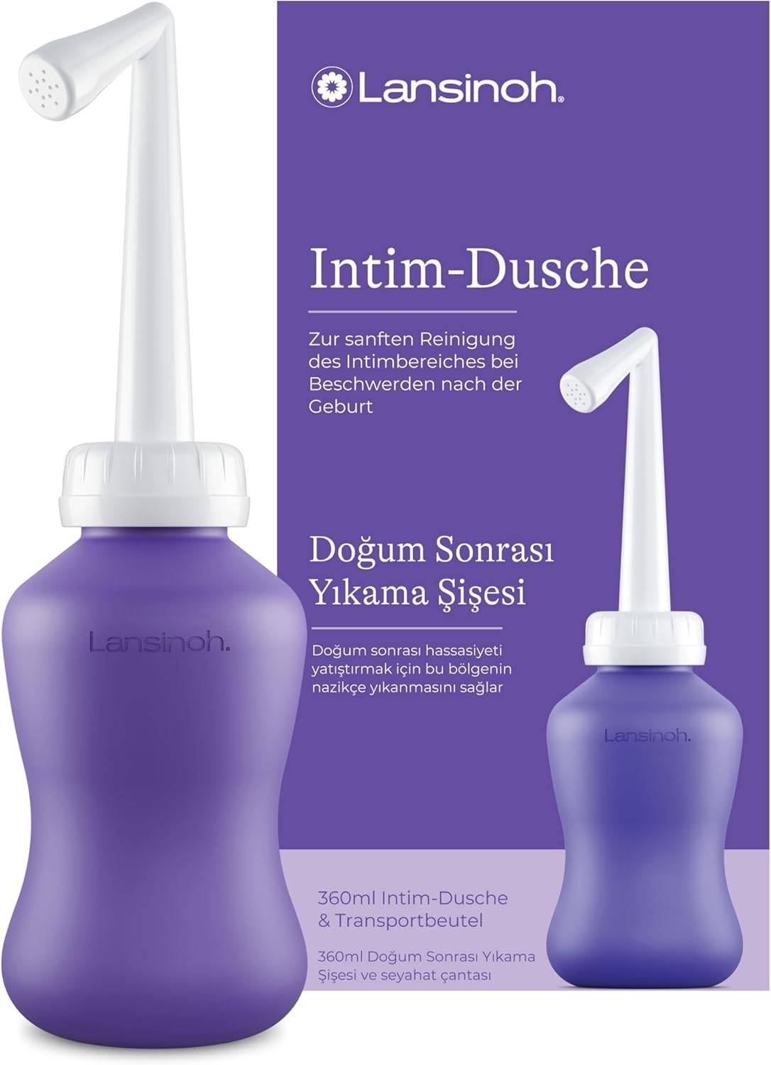 Lansinoh Intim-Dusche - 360 ml - sanfte und hygienische Reinigung