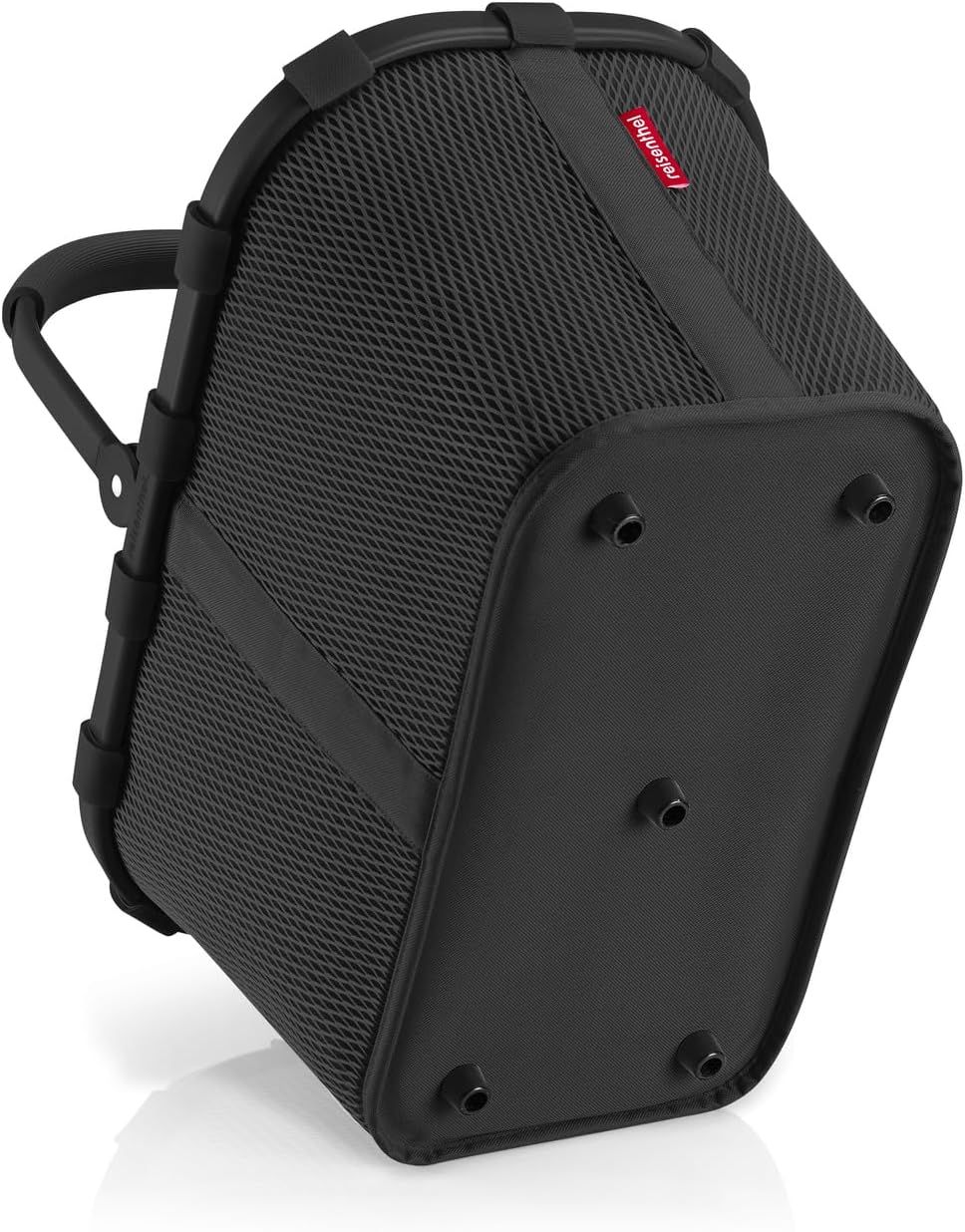reisenthel carrybag frame mesh black – Stabiler Einkaufskorb mit viel Stauraum und praktischer Innentasche – Elegantes und wasserabweisendes Design – Bild 3