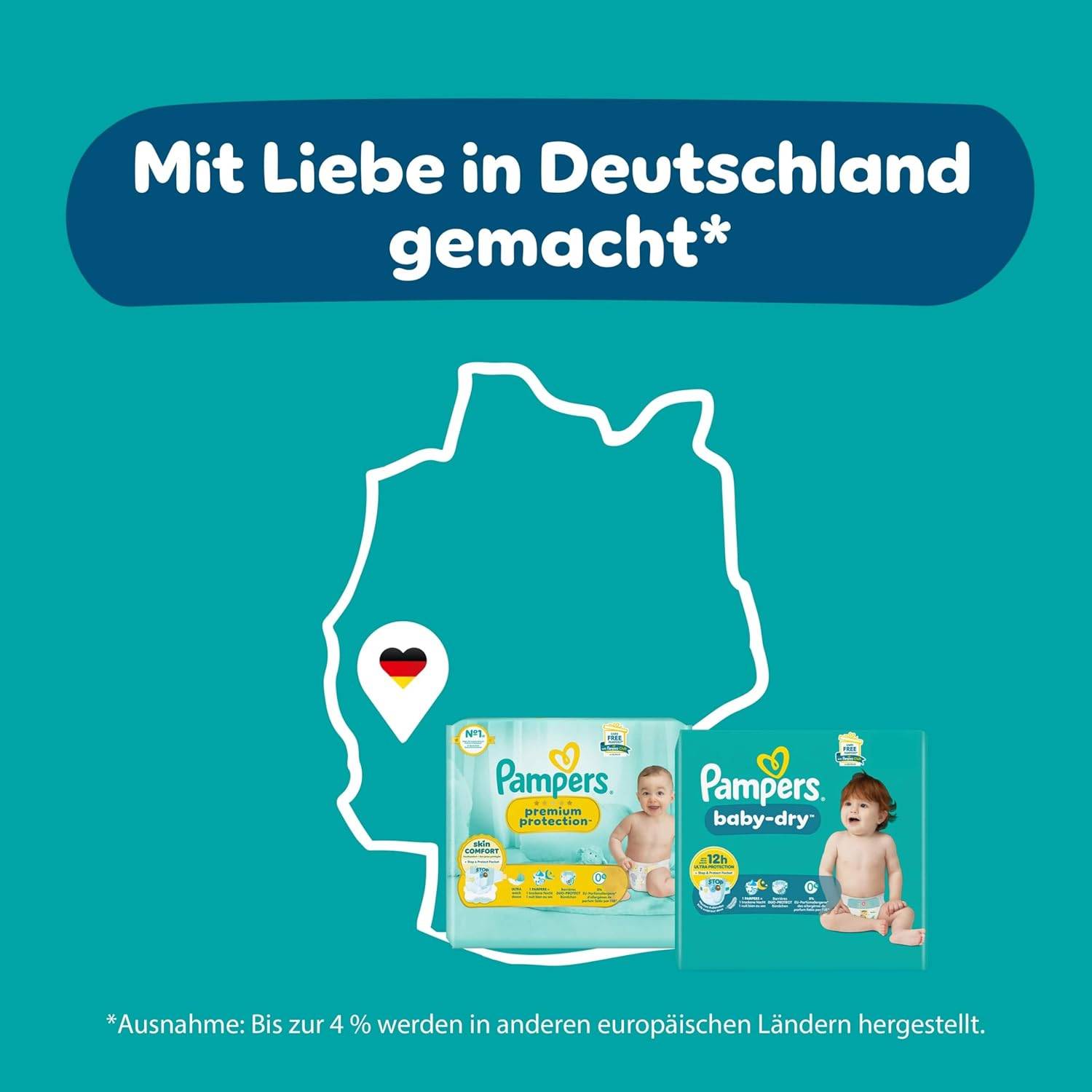 Pampers Premium Protection Gr.4 Maxi 8-16kg MonatsBox – Bild 3