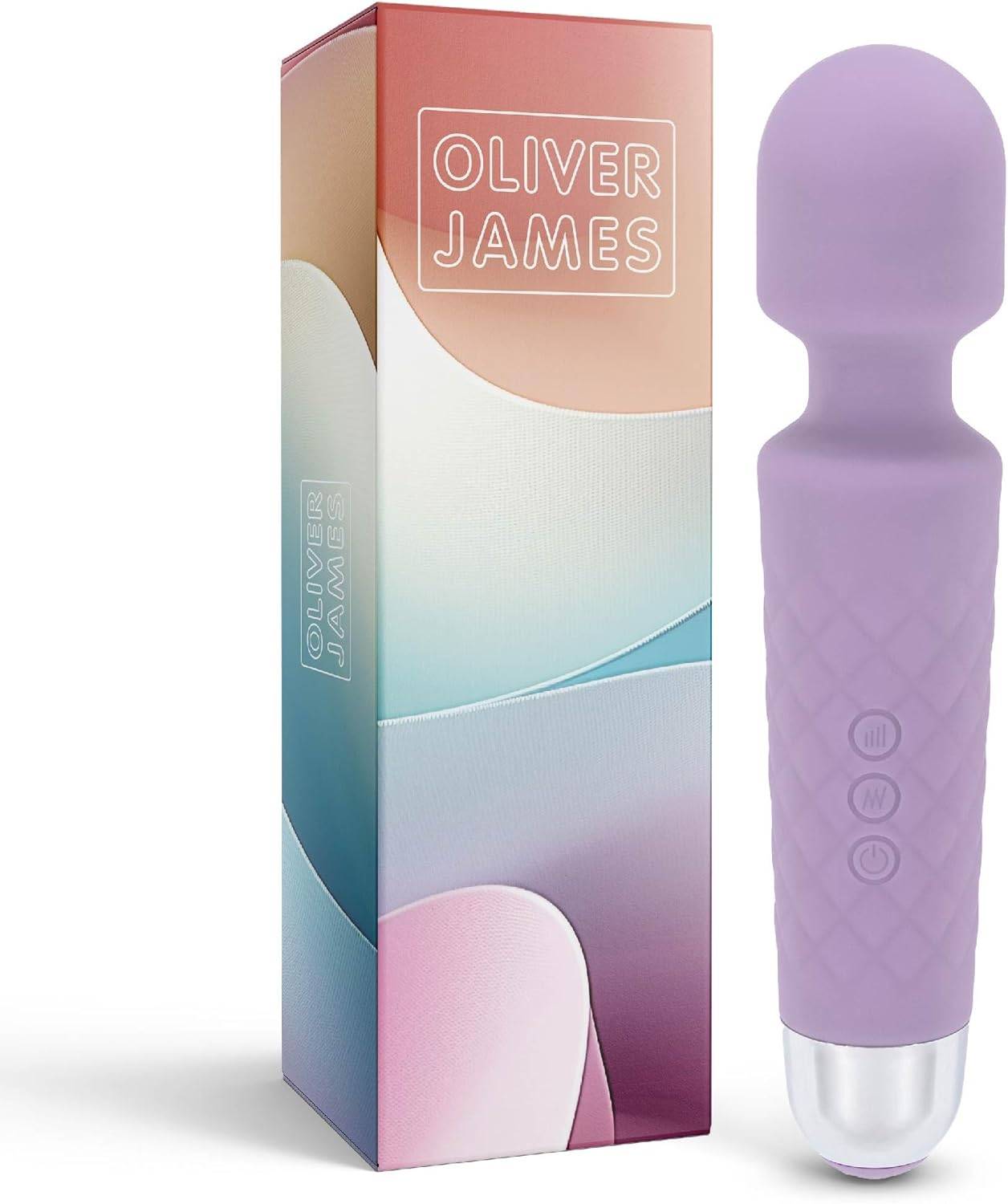 Vibrator für Frauen - Leises & Leistungsstark mit 20 Vibrationsmodi & 8 Geschwindigkeitsstufen, Duschfeste Vibration für Frauen, Sex Toys von Oliver James (Flieder)