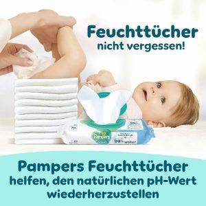 Pampers Premium Protection Größe 2, 240 Windeln, 4kg-8kg, Doppelter Schutz für die Haut und vor Auslaufen