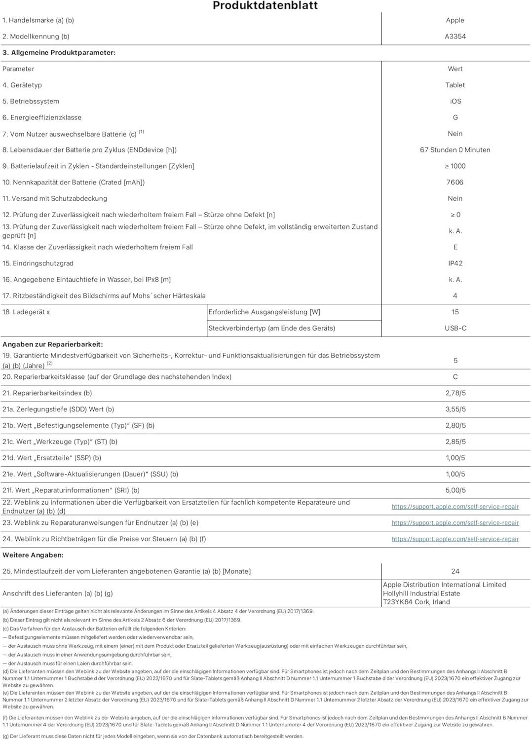 Apple iPad mit A16 Chip: 11" Liquid Retina Display, 128 GB, WLAN 6, 12 MP Front /12 MP Rückkamera, Touch ID, Batterie für den ganzen Tag – Bild 5
