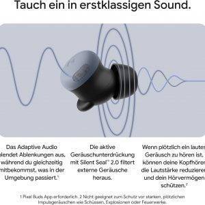 Google Pixel Buds Pro 2 - Wireless Earbuds with Active Noise Cancellation – Bluetooth Headphones - Porcelain