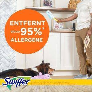 Swiffer Staubmagnet Starter-Set (1 Griff + 7 Nachfülltücher) Fängt Und Schließt 3-mal Mehr Staub Und Haare Ein Als Herkömmliche Staubwedel