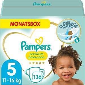 Pampers Premium Protection Gr.5 Junior 11-23kg MonatsBox