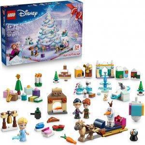LEGO ǀ Disney Frozen Adventskalender 2025 Kinder Spielzeug - Kreatives Spielset - Bauset mit den Figuren ELSA, Anna, Olaf, Kristoff und Sven - Geschenk für Mädchen und Jungen ab 5 Jahren - 43273