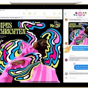 Apple iPad mit A16 Chip: 11" Liquid Retina Display, 128 GB, WLAN 6, 12 MP Front /12 MP Rückkamera, Touch ID, Batterie für den ganzen Tag