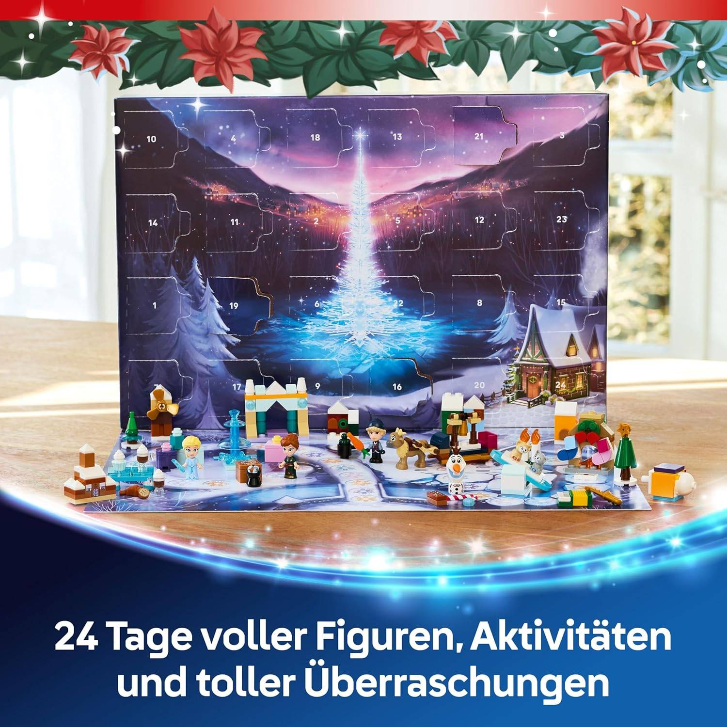 LEGO ǀ Disney Frozen Adventskalender 2025 Kinder Spielzeug - Kreatives Spielset - Bauset mit den Figuren ELSA, Anna, Olaf, Kristoff und Sven - Geschenk für Mädchen und Jungen ab 5 Jahren - 43273 – Bild 3