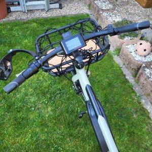 Radmission 1, E- bike, mittelmotor gebraucht, 28 zoll, weiss-grau