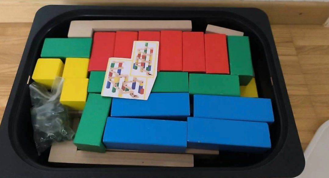 Holzbausteine-Set für Kinder