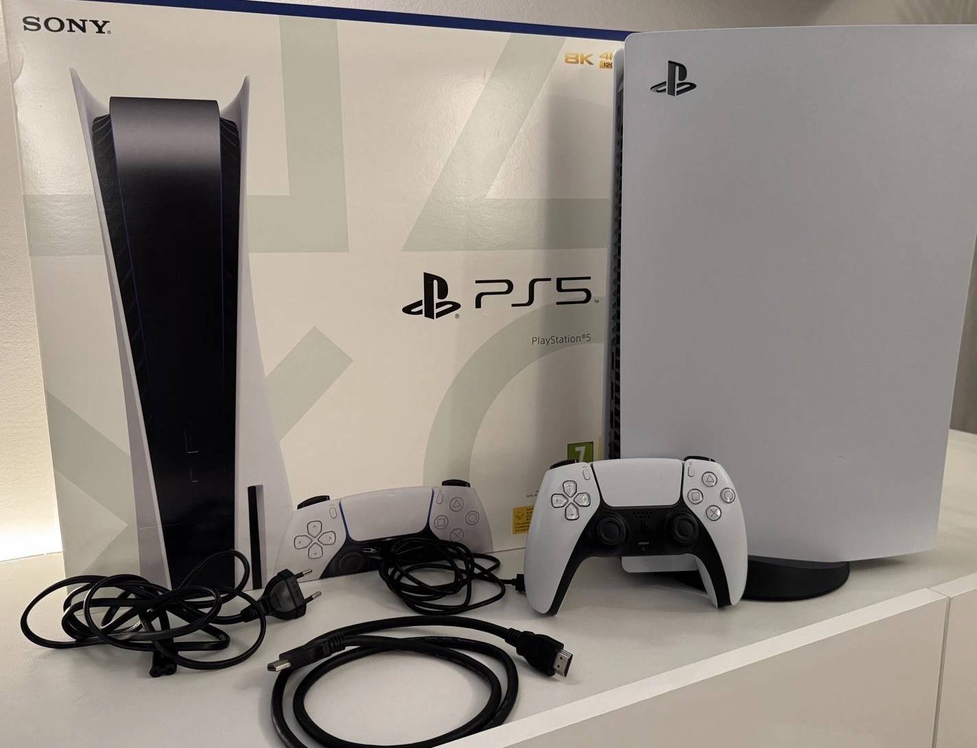 PS5 Disc Edition + Controller + OVP + HDMI 2.1 & Ladekabel | Sony PlayStation 5