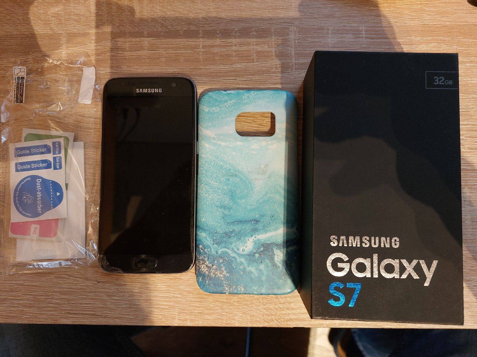 Samsung Galaxy S7 32 GB,OVP,Schutzhülle, Schutzfolie
