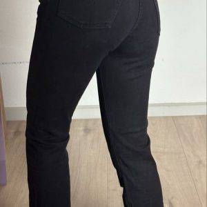 Schwarze Levi's 501 Jeans straight W26 L30 TOP