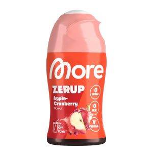 MORE Zerup, 65 ml, für bis zu 8 l Fertiggetränk, zuckerfreier Sirup mit echten Fruchtextrakten, vegan, zero Kalorien - made in Germany