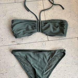 Bikini Set, Grösse 36/38D, olivgrün, wie neu