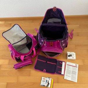 Scout-Set 4-teilig inkl. Schulsack mit Blinkfunktion